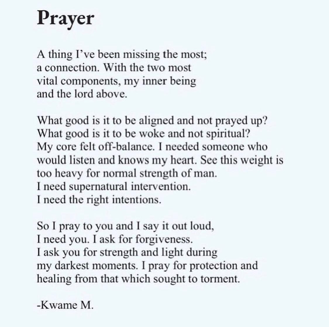 Prayer