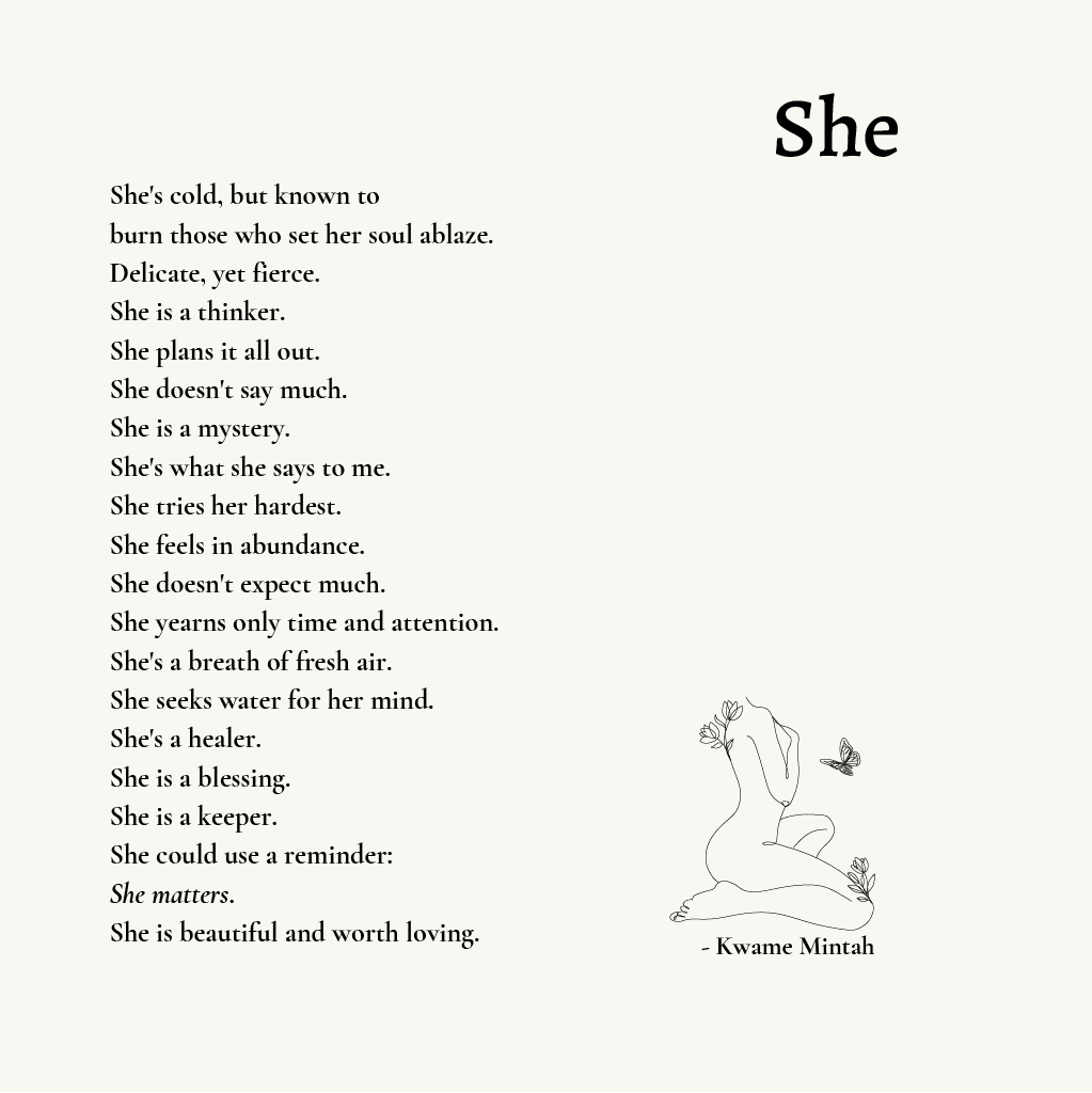 She